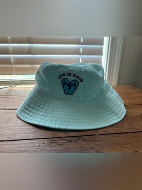 Life is good toddler bucket hat